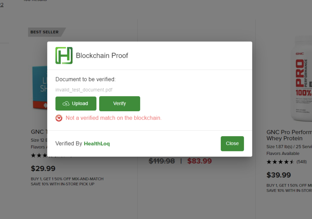 Invalid Document